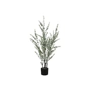 MONARCH SPECIALTIES Artificial Plant, 44" Tall, Eucalyptus Tree, Indoor, Faux, Fake, Floor, Greenery, Potted, Real Touch I 9561